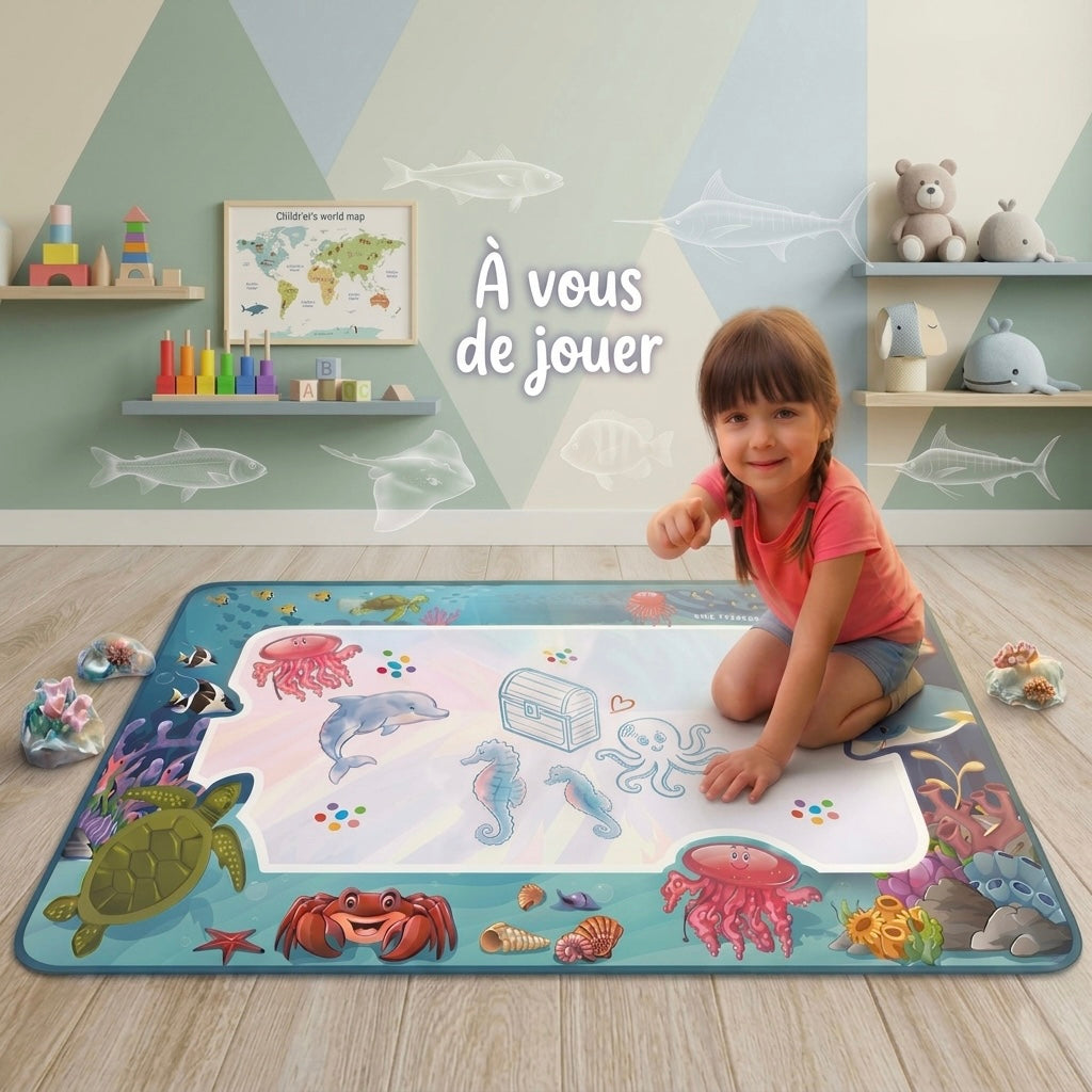 Tapis Magique – Exploration du monde sous-marin 🌊